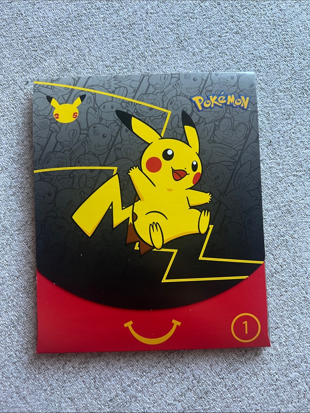 2021 McDonald's Pokémon 25th Anniversary booster pack